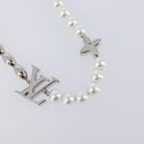 LOUIS VUITTON Bag Charm Chain Belt Pearl Fusion Key Holder M01947 LV Auth LN177M-8