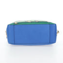 GUCCI Hand Bag Leather 2way Blue Gold Auth LN209SAM-5