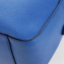 GUCCI Hand Bag Leather 2way Blue Gold Auth LN209SAM-19