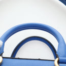 GUCCI Hand Bag Leather 2way Blue Gold Auth LN209SAM-14
