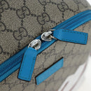 GUCCI GG Supreme Children's Backpack PVC Beige Silver 851222 Auth LN211M-20