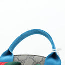 GUCCI GG Supreme Children's Backpack PVC Beige Silver 851222 Auth LN211M-8