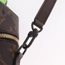 LOUIS VUITTON Monogram Vertical Box Trunk Shoulder Bag M59664 LV Auth LN212SM-19
