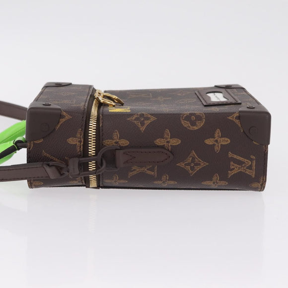 LOUIS VUITTON Monogram Vertical Box Trunk Shoulder Bag M59664 LV Auth LN212SM