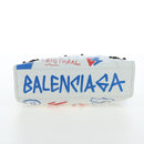 Balenciaga The Classic City Hand Bag Leather 2way White 431621 Auth LN213M-12