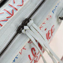 Balenciaga The Classic City Hand Bag Leather 2way White 431621 Auth LN213M-19