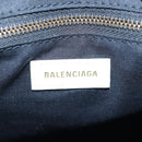 Balenciaga The Classic City Hand Bag Leather 2way White 431621 Auth LN213M-21
