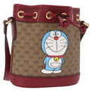 GUCCI Micro GG Supreme Fujiko-Pro Shoulder Bag PVC Beige Gold 647801 Auth LN214M-1