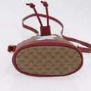 GUCCI Micro GG Supreme Fujiko-Pro Shoulder Bag PVC Beige Gold 647801 Auth LN214M-5