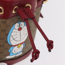 GUCCI Micro GG Supreme Fujiko-Pro Shoulder Bag PVC Beige Gold 647801 Auth LN214M-10