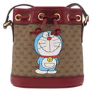 GUCCI Micro GG Supreme Fujiko-Pro Shoulder Bag PVC Beige Gold 647801 Auth LN214M-13