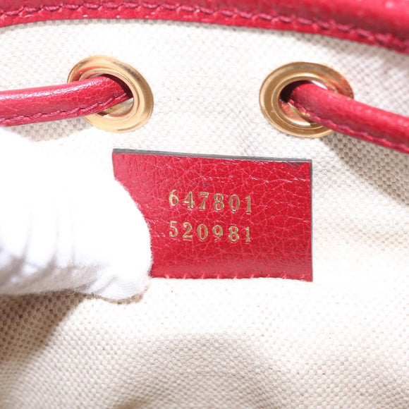 GUCCI Micro GG Supreme Fujiko-Pro Shoulder Bag PVC Beige Gold 647801 Auth LN214M