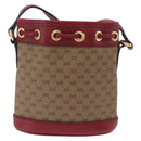 GUCCI Micro GG Supreme Fujiko-Pro Shoulder Bag PVC Beige Gold 647801 Auth LN214M-2