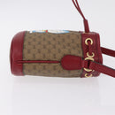 GUCCI Micro GG Supreme Fujiko-Pro Shoulder Bag PVC Beige Gold 647801 Auth LN214M-3