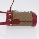 GUCCI Micro GG Supreme Fujiko-Pro Shoulder Bag PVC Beige Gold 647801 Auth LN214M-4