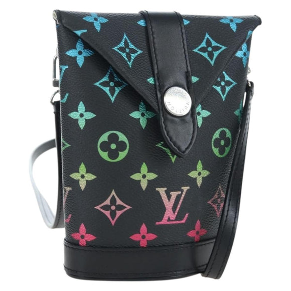 LOUIS VUITTON Monogram Gradient Envelope Pouch Black M13906 LV Auth LN216SM