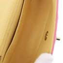 CHANEL Mini Matelasse 20 Chain Shoulder Bag Lamb Skin Pink Gold CC Auth LN219SAM-22