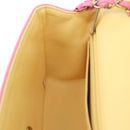 CHANEL Mini Matelasse 20 Chain Shoulder Bag Lamb Skin Pink Gold CC Auth LN219SAM-24