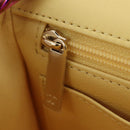 CHANEL Mini Matelasse 20 Chain Shoulder Bag Lamb Skin Pink Gold CC Auth LN219SAM-25