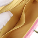CHANEL Mini Matelasse 20 Chain Shoulder Bag Lamb Skin Pink Gold CC Auth LN219SAM-27