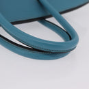 HERMES Birkin 35 Hand Bag Taurillon Leather Turquoise Blue Silver Auth LN221SM-9