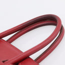 HERMES Star Mark Birkin 30 Hand Bag Taurillon Leather Red Silver Auth LN222SM-15