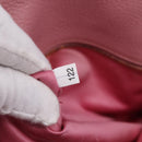 Miu Miu Hand Bag Leather 2way Pink Gold Auth LN232-24