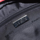 LOEWE Hand Bag Leather Red Silver Auth LN234V-22