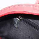 LOEWE Hand Bag Leather Red Silver Auth LN234V-25
