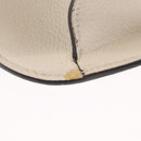 GUCCI Sherry Line Shoulder Bag Leather Ivory Gold Auth LN236V-18