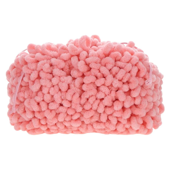 Bottega Veneta Mini The Pouch Shoulder Bag fabric Pink Auth LN237M