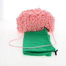 Bottega Veneta Mini The Pouch Shoulder Bag fabric Pink Auth LN237M-22