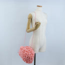 Bottega Veneta Mini The Pouch Shoulder Bag fabric Pink Auth LN237M-23