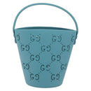 GUCCI Children's Hand Bag rubber Blue 723051 Auth LN238M-3