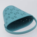 GUCCI Children's Hand Bag rubber Blue 723051 Auth LN238M-7