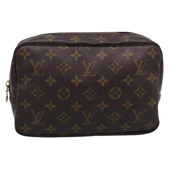 LOUIS VUITTON Monogram Trousse Toilette 23 Clutch Bag M47524 LV Auth LN241