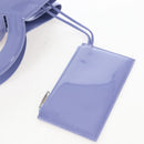 Bottega Veneta Hand Bag Patent leather Purple Silver Auth LN242M-21