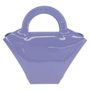 Bottega Veneta Hand Bag Patent leather Purple Silver Auth LN242M-3