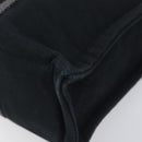 HERMES Fourre Tout PM Hand Bag Canvas Black Silver Auth LN243-10
