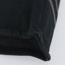HERMES Fourre Tout PM Hand Bag Canvas Black Silver Auth LN243-11