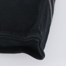 HERMES Fourre Tout PM Hand Bag Canvas Black Silver Auth LN243-13