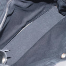 HERMES Fourre Tout PM Hand Bag Canvas Black Silver Auth LN243-15