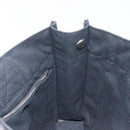 HERMES Fourre Tout PM Hand Bag Canvas Black Silver Auth LN243-16