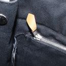 HERMES Fourre Tout PM Hand Bag Canvas Black Silver Auth LN243-18