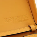LOEWE Ken Price Collaboration Shoulder Bag Leather Yellow Silver Auth LN244M-23