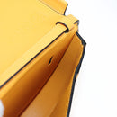 LOEWE Ken Price Collaboration Shoulder Bag Leather Yellow Silver Auth LN244M-27