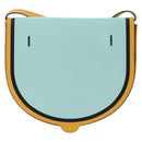 LOEWE Ken Price Collaboration Shoulder Bag Leather Yellow Silver Auth LN244M-3