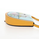 LOEWE Ken Price Collaboration Shoulder Bag Leather Yellow Silver Auth LN244M-5