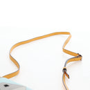 LOEWE Ken Price Collaboration Shoulder Bag Leather Yellow Silver Auth LN244M-9