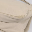 Salvatore Ferragamo Vala Shoulder Bag Leather Ivory Gold Auth LN245-13
